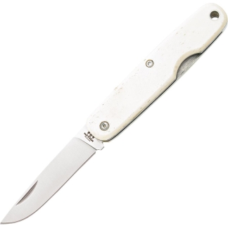 Bear & Son Cocobolo Slip Joint Execute Folding Knife 2-1/4" Drop Point Blade White Smooth Bone