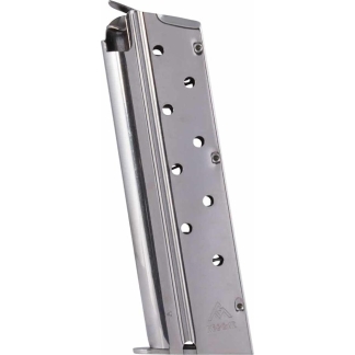 MEC-GAR 1911 Handgun Magazine 9mm Luger HT Nickel 9/rd