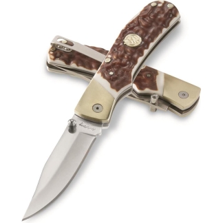 Uncle Henry Next Gen 7UH Folding Knife 3-4/5" Clip Point Blade Staglon Box
