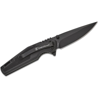 Smith & Wesson SWAT Assisted Folding Knife 3" Drop Point Blade Black Box