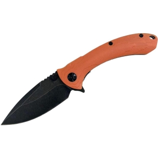 ABKT Elite Shadow Protector II Folding Knife 3-1/2" Drop Point Blade Orange