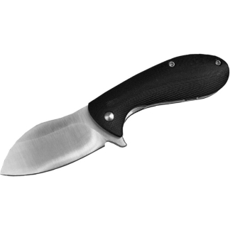 ABKT Elite BB Grunt Folding Knife 2-3/4" Drop Point Blade Black