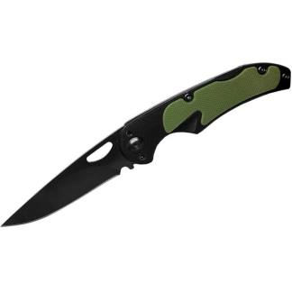 ABKT Elite Mark II Lockback Folding Knife 2-1/2" Drop Point Blade Green