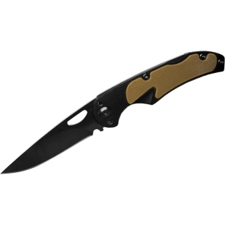 ABKT Elite Mark II Lockback Folding Knife 2-1/2" Drop Point Blade Tan