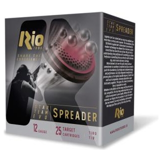Rio Star Team Evo Spreader High Velocity Shotshells 12ga 2-3/4" 1-1/8oz 1250 fps #7.5 25/ct