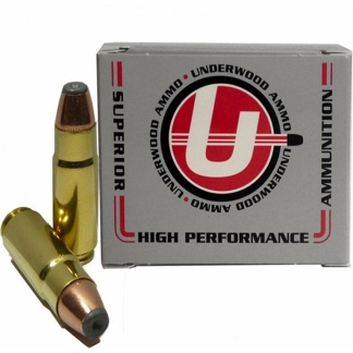 Underwood Ammo Hunting Rifle Ammunition .458 SOCOM 300 gr JHP 1900 fps 20/ct