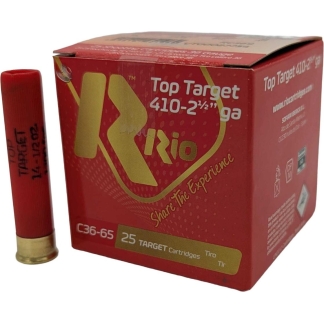 Rio Top Target 14 .410ga Target Load 2.5 inch Shotgun Shells - #8 | 1/2 oz. | 1200 fps | 25rd Box