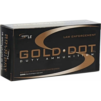 CCI GOLD DOT 38SPL+P 125GR GDHP