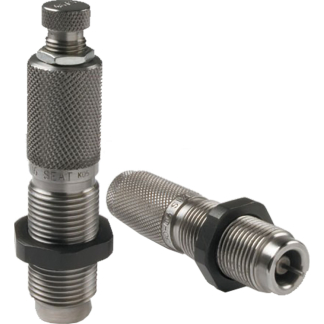 Two metal knurled hydraulic/pneumatic fittings with hex nuts, shown side by side for connection of tubes or hoses.