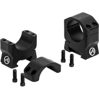 ATHLON RINGS ARMOR 1" MEDIUM - 0.9" HEIGHT BLACK