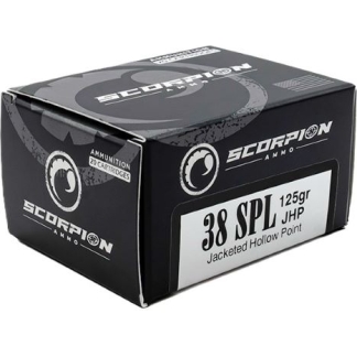SCORPION 38SPL - 125GR JHP 20RD 10BX/CS
