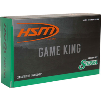 HSM 7MM RUM 160GR SBT - GAME KING 20RD 20BX/CS