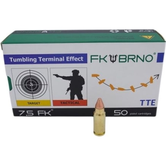 TMT FK BRNO 7.5 FK AMMO 95GR - SPOON TIP 50RD 12BX CASE
