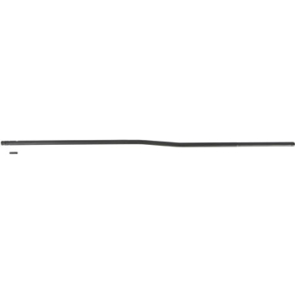 Long metal rod with a slight bend near the middle and two small notches on the left end.
