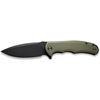 CIVIVI KNIFE PRAXIS 3.75"   OD - GREEN G10/BLACK STN CLAM PACK