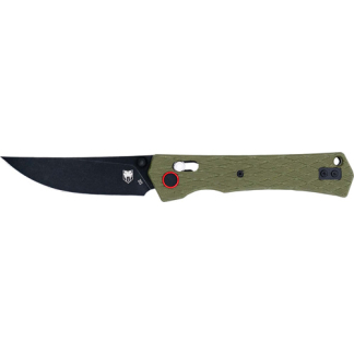 COBRATEC LEGACY BAR LOCK 3.5" - G10 OD GREEN/BLACK D2 BLADE