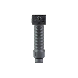 Black ribbed cylindrical sensor with a small lens on top (industrial-looking component).