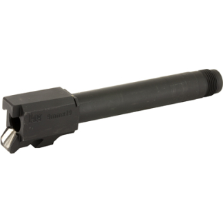 Black cylindrical drill-bit extension with a replaceable carbide tip at the end, used as a bit holder for a power drill.
