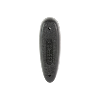 Oval black plastic handheld device labeled 'KICK-ER' with two small holes at opposite ends.