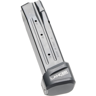 LANCER EXTENDED BASEPAD PLUS - 5RDS BLACK FOR SIG P320
