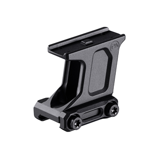 Clamp-on Picatinny rail mount with screws for attaching a firearm sight or optic.