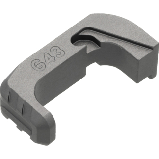 TYRANT CNC FOR GLOCK 43x 48 - EXTENDED MAG RELEASE GREY