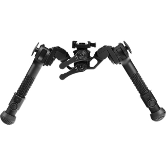 Dual-handle camera stabilizer with a center gimbal for smooth video footage.