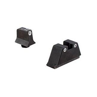 TRIJICON 3 DOT SUPP NS GLK WHITE/WHITE