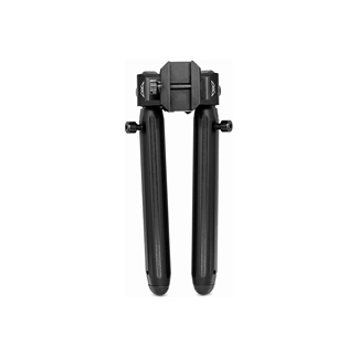 Dual black handheld grips connected at the top by a mounting clamp for attaching accessories.