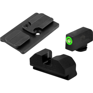 XS MINIMALIST TRITIUM SIGHT & - OPTIC PLATE ACRO FOR WALTHER