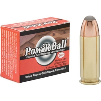 Glaser Pow'RBall Handgun Ammunition  .38 Spl (+P) 100 gr JHP 1150 fps 20/box