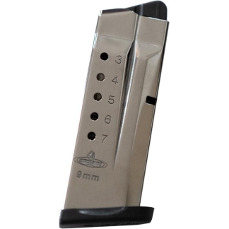 Check-Mate S&W SHIELD Compatible Handgun Magazine Stainless Steel 9mm Luger 7/rd