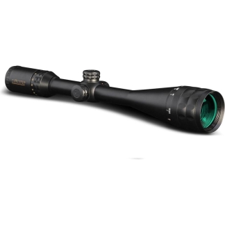 KonusPro Plus 6-24x50mm Rifle Scope Engraved Blue/Red Illum Fine Crosshair Reticle Matte Black