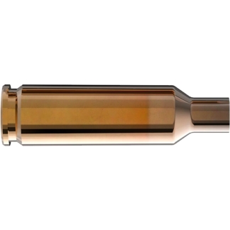 Copper-toned metal cylindrical component with a flared left end and a narrower right shaft, viewed from the side.