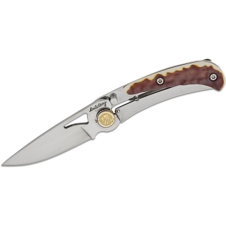 Uncle Henry Next Gen 3UH Folding Knife 2-1/5" Drop Point Blade Staglon Steel Clamshell