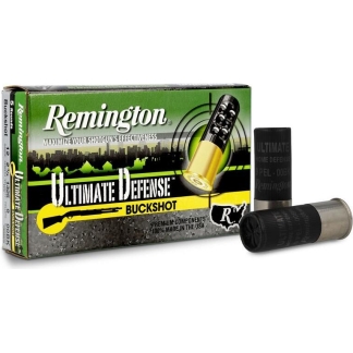 Remington Ultimate Defense Shotshells 12ga 3" #00 1225 fps 5/ct