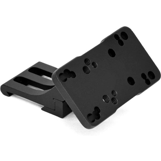 Warne Red-Dot Riser 45 deg Offset Reflex Mount - Right Hand