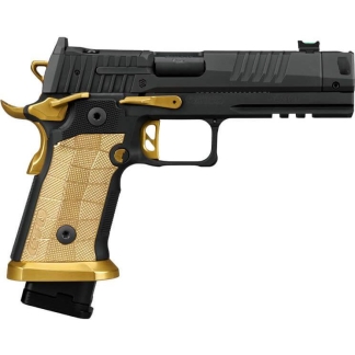 Sig Saur P211 Spectre Comp Handgun 9mm Luger 23(1) & 21(2)rd Magazines 4.4" Compensated Barrel SAO Brass Grip Optic Ready