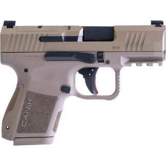 Canik Mete MC9 Handgun 9mm Luger 12 and 15rd Magazines (2) 3.18" Barrel FDE