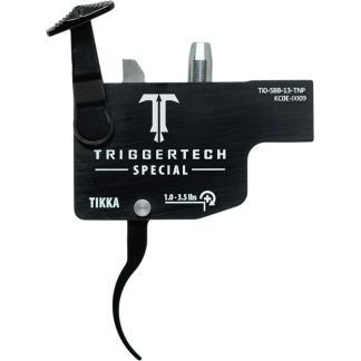 TriggerTech Special Tikka Rifle Trigger 1-3.5 lbs Curved RH Black