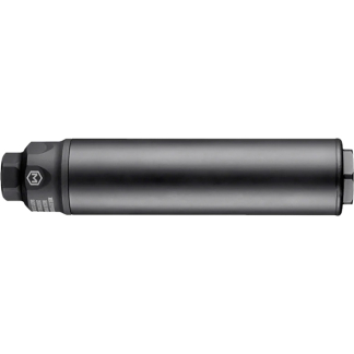 Long metal cylinder with hex fittings at both ends; appears to be an industrial actuator or hydraulic/pneumatic cylinder used for linear motion.