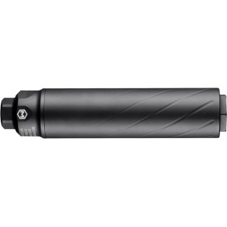 CNC milling tool holder in metallic gray with a hexagonal clamping end