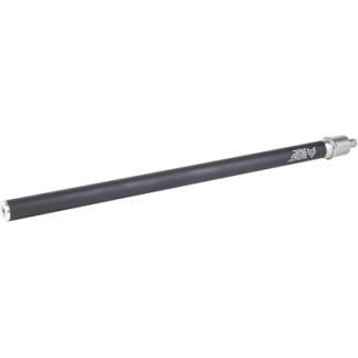 Long black cylindrical probe with silver fittings on both ends.