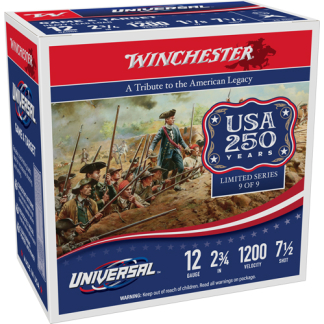 WINCHESTER LIGHT TARGET 12GA - 2.75" 1-1/8 #7.5 200RD CASE