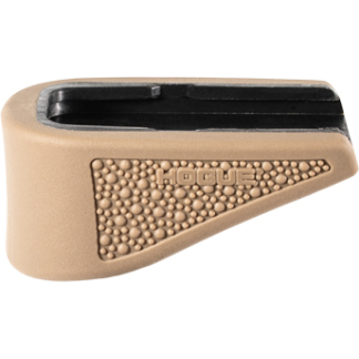 Beige handheld plastic bag sealer with a textured grip and a metal sealing slot, used to reseal plastic bags.