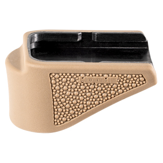 Beige plastic handheld tool with a textured grip and a black rectangular slot on top.