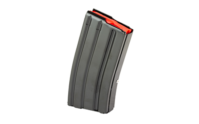 MGGO810091157640_2 | ATFirearms Detached curved rifle magazine with orange follower at the top edge