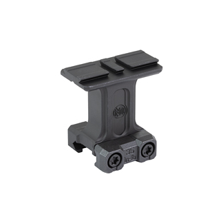 Gray tripod quick-release plate with clamp and slide slots for camera attachment.