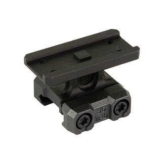 Folded backup iron sight for a rifle with mounting hardware (flip-up style).
