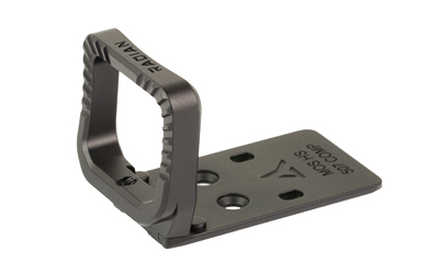 RWH0021_1jpg | ATFirearms Metal mounting bracket with a square clamp and a flat base that has multiple holes for screws.